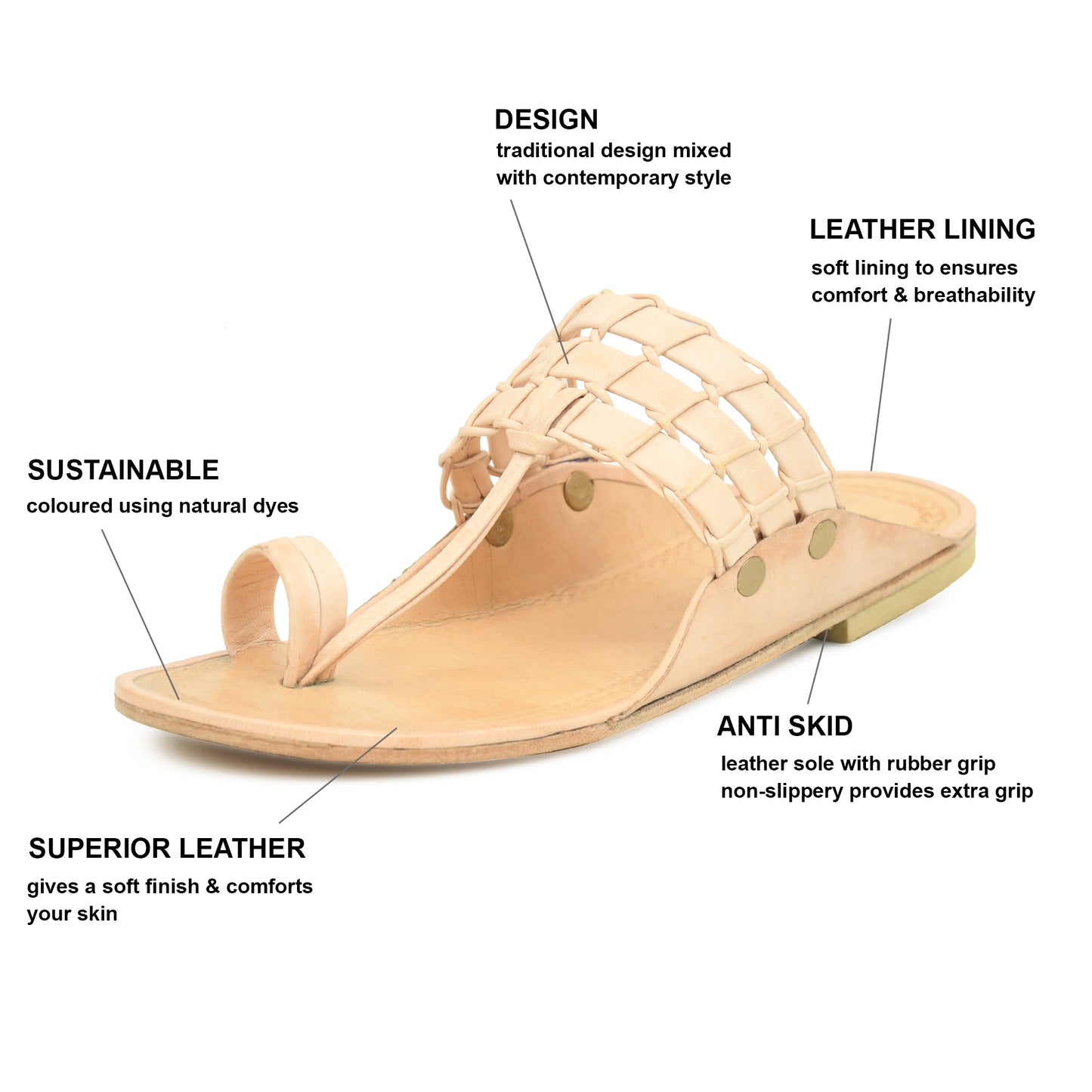 Stepsera Men’s Handmade Leather Kolhapuri Chappals | Authentic, Stylish, and Comfortable Traditional Footwear for Weddings, and Festivals | Suitable with Kurta and Indo Western