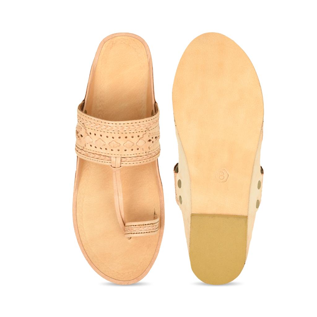 Stepsera Authentic Men’s Leather Kolhapuri Chappal | Durable Handcrafted Ethnic Footwear for Weddings, Festive Events, and Everyday Style