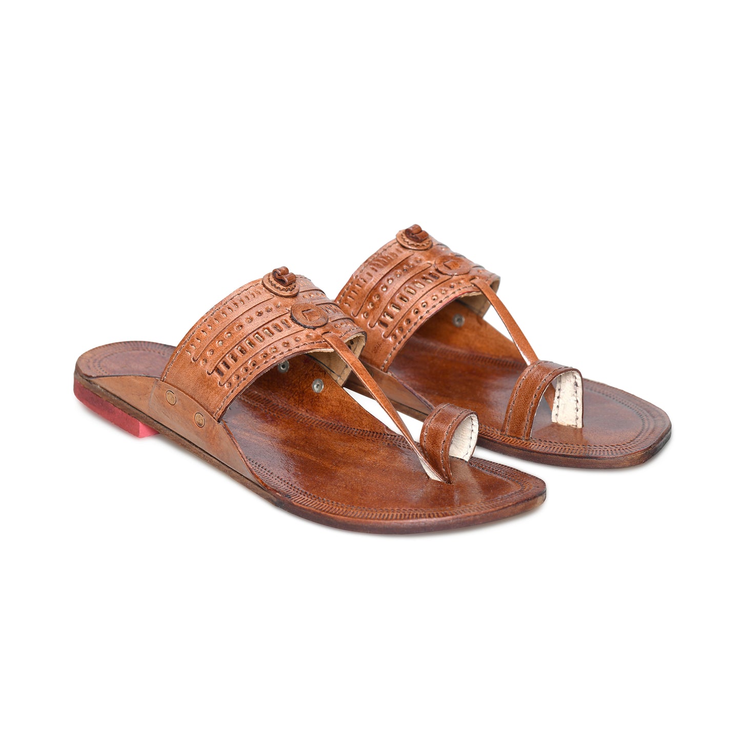 Stepsera Authentic Leather Kolhapuri Chappals for Men | Perfect Traditional & Ethnic Wedding Footwear